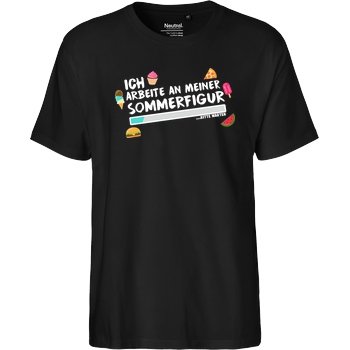 bjin94 Sommerfigur T-Shirt Fairtrade T-Shirt - schwarz