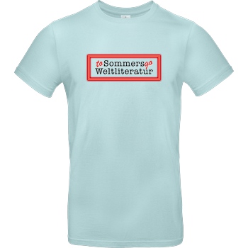 Sommers Weltliteratur to go Sommers Weltliteratur - Logo schwarz T-Shirt B&C EXACT 190 - Mint