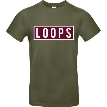 Sonny Loops Sonny Loops - Square T-Shirt B&C EXACT 190 - Khaki