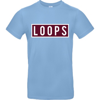 Sonny Loops Sonny Loops - Square T-Shirt B&C EXACT 190 - Hellblau