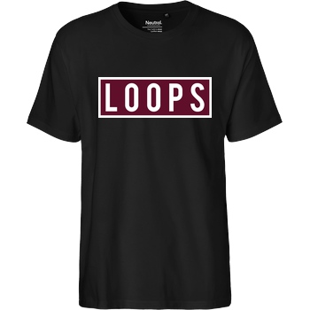 Sonny Loops Sonny Loops - Square T-Shirt Fairtrade T-Shirt - schwarz