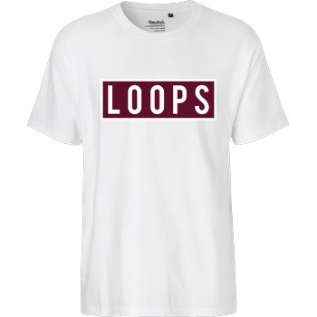 Sonny Loops Sonny Loops - Square T-Shirt Fairtrade T-Shirt - weiß