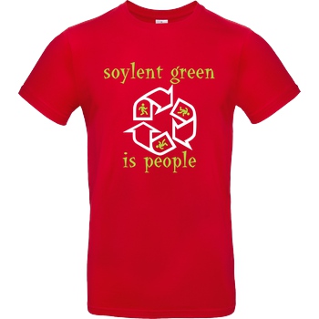 None Soylent Green is people T-Shirt B&C EXACT 190 - Rot