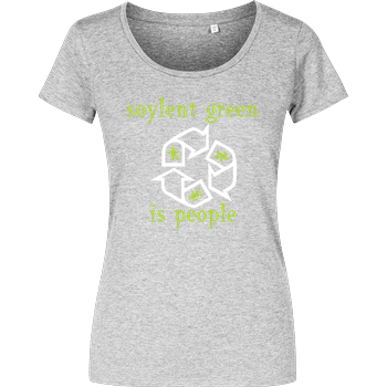 Soylent Green is people Damenshirt heather grey