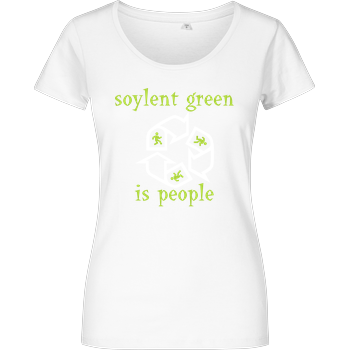 Soylent Green is people Damenshirt weiss