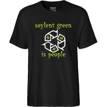 Soylent Green is people Fairtrade T-Shirt - schwarz