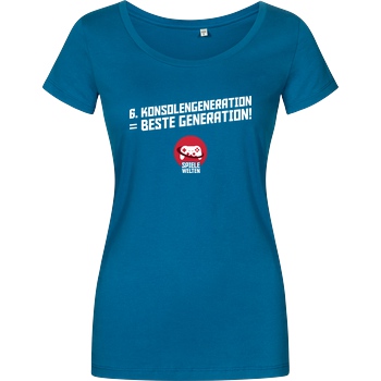 Spielewelten Spielewelten - Best Gen T-Shirt Damenshirt petrol