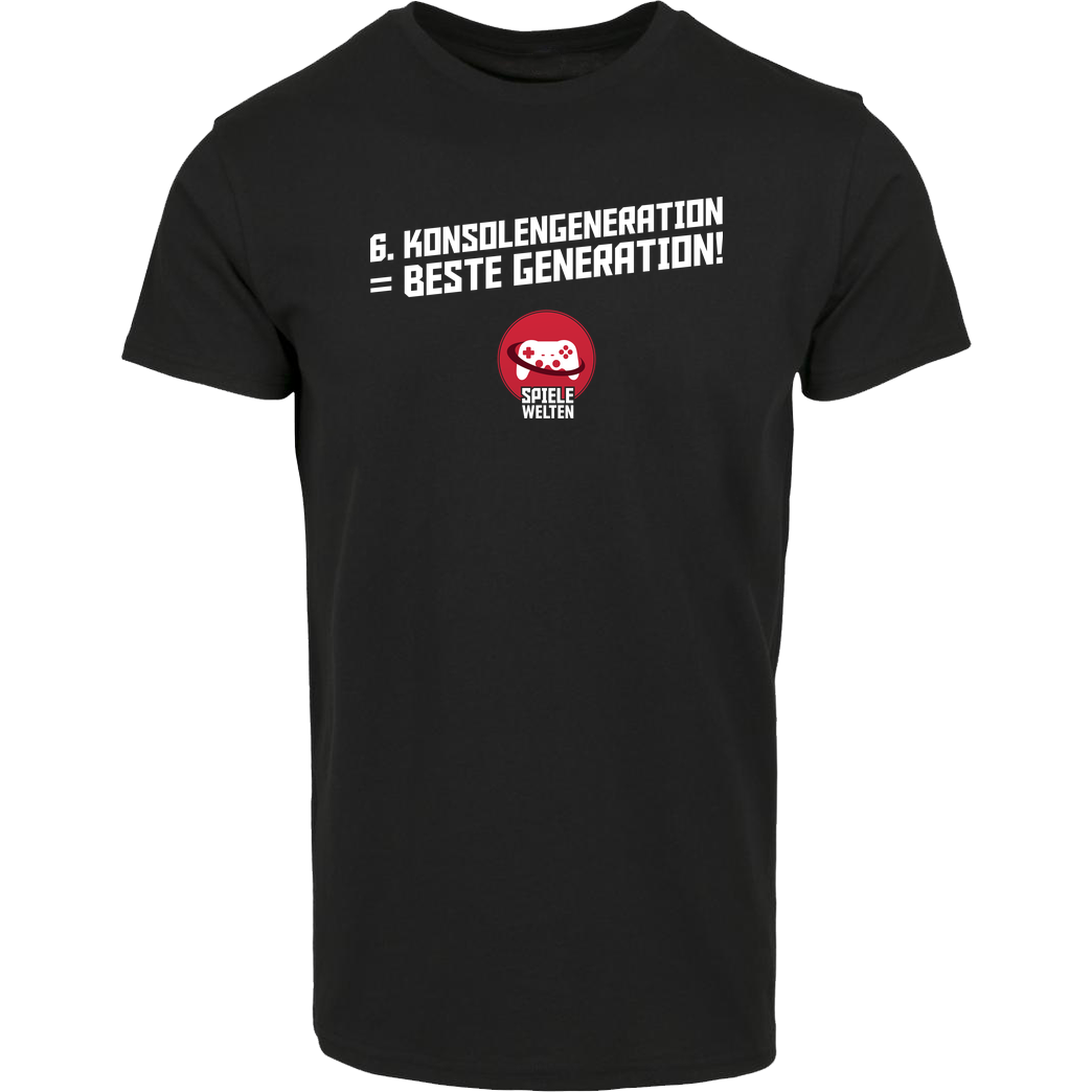 Spielewelten Spielewelten - Best Gen T-Shirt Hausmarke T-Shirt  - Schwarz