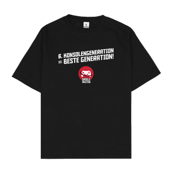 Spielewelten - Best Gen Oversize T-Shirt - Schwarz