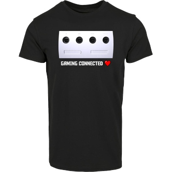 Spielewelten Spielewelten - Gaming Connected T-Shirt Hausmarke T-Shirt  - Schwarz