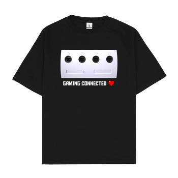 Spielewelten Spielewelten - Gaming Connected T-Shirt Oversize T-Shirt - Schwarz