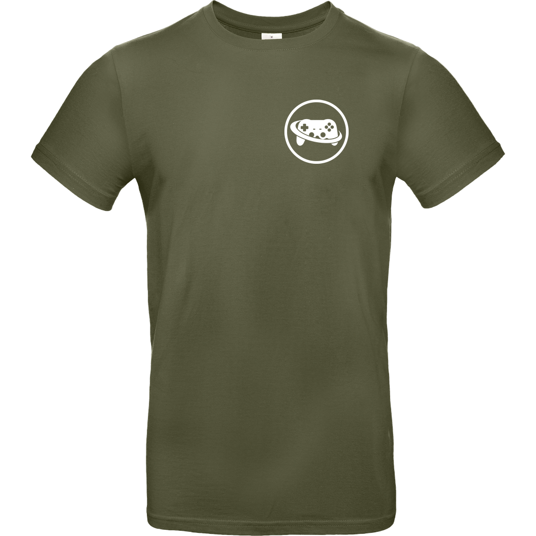 Spielewelten Spielewelten - Logo Controller Shirt T-Shirt B&C EXACT 190 - Khaki