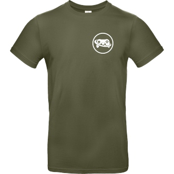 Spielewelten Spielewelten - Logo Controller Shirt T-Shirt B&C EXACT 190 - Khaki