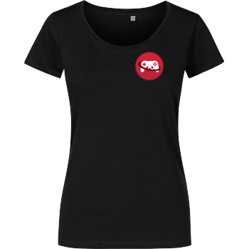 Spielewelten - Logo Controller Shirt Damenshirt schwarz