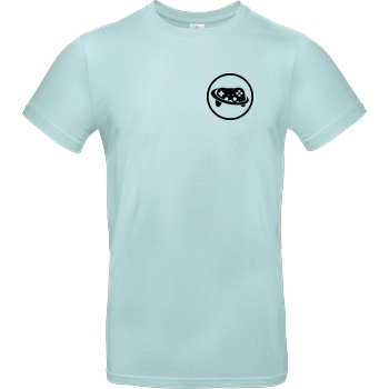 Spielewelten Spielewelten - Logo Controller Shirt T-Shirt B&C EXACT 190 - Mint