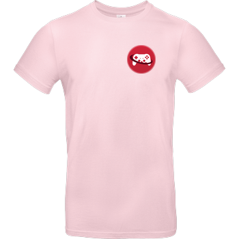 Spielewelten - Logo Controller Shirt B&C EXACT 190 - Rosa