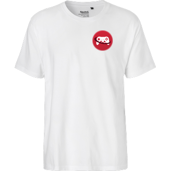 Spielewelten - Logo Controller Shirt Fairtrade T-Shirt - weiß
