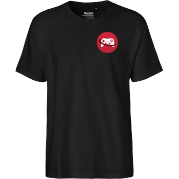 Spielewelten Spielewelten - Logo Controller Shirt T-Shirt Fairtrade T-Shirt - schwarz