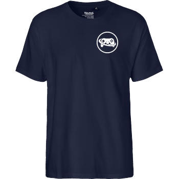 Spielewelten Spielewelten - Logo Controller Shirt T-Shirt Fairtrade T-Shirt - navy