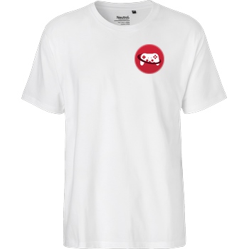 Spielewelten Spielewelten - Logo Controller Shirt T-Shirt Fairtrade T-Shirt - weiß