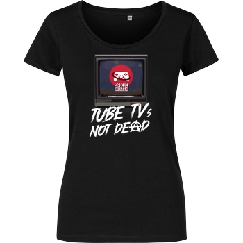Spielewelten Spielewelten - Not Dead T-Shirt Damenshirt schwarz