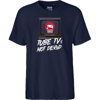 Spielewelten Spielewelten - Not Dead T-Shirt Fairtrade T-Shirt - navy
