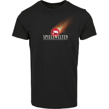 Spielewelten Spielewelten - Spielewelten Fantasy T-Shirt Hausmarke T-Shirt  - Schwarz
