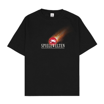 Spielewelten Spielewelten - Spielewelten Fantasy T-Shirt Oversize T-Shirt - Schwarz