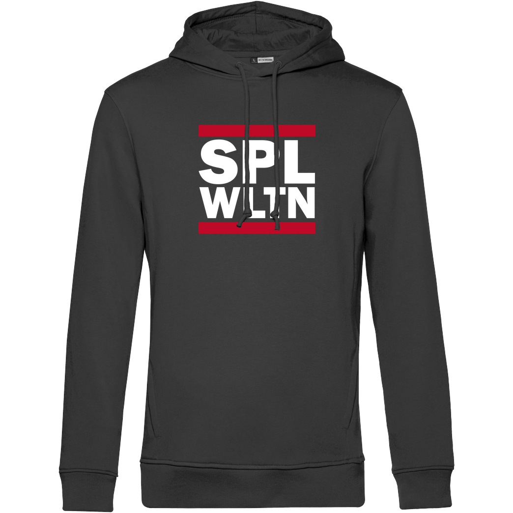Spielewelten Spielewelten - SPLWLTN Sweatshirt B&C HOODED INSPIRE - schwarz