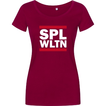 Spielewelten Spielewelten - SPLWLTN T-Shirt Damenshirt berry