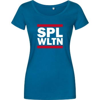 Spielewelten Spielewelten - SPLWLTN T-Shirt Damenshirt petrol