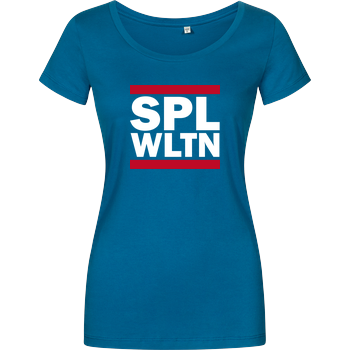Spielewelten - SPLWLTN Damenshirt petrol