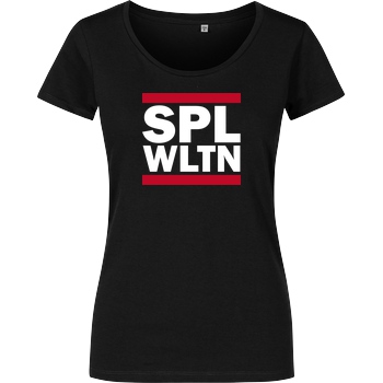Spielewelten Spielewelten - SPLWLTN T-Shirt Damenshirt schwarz
