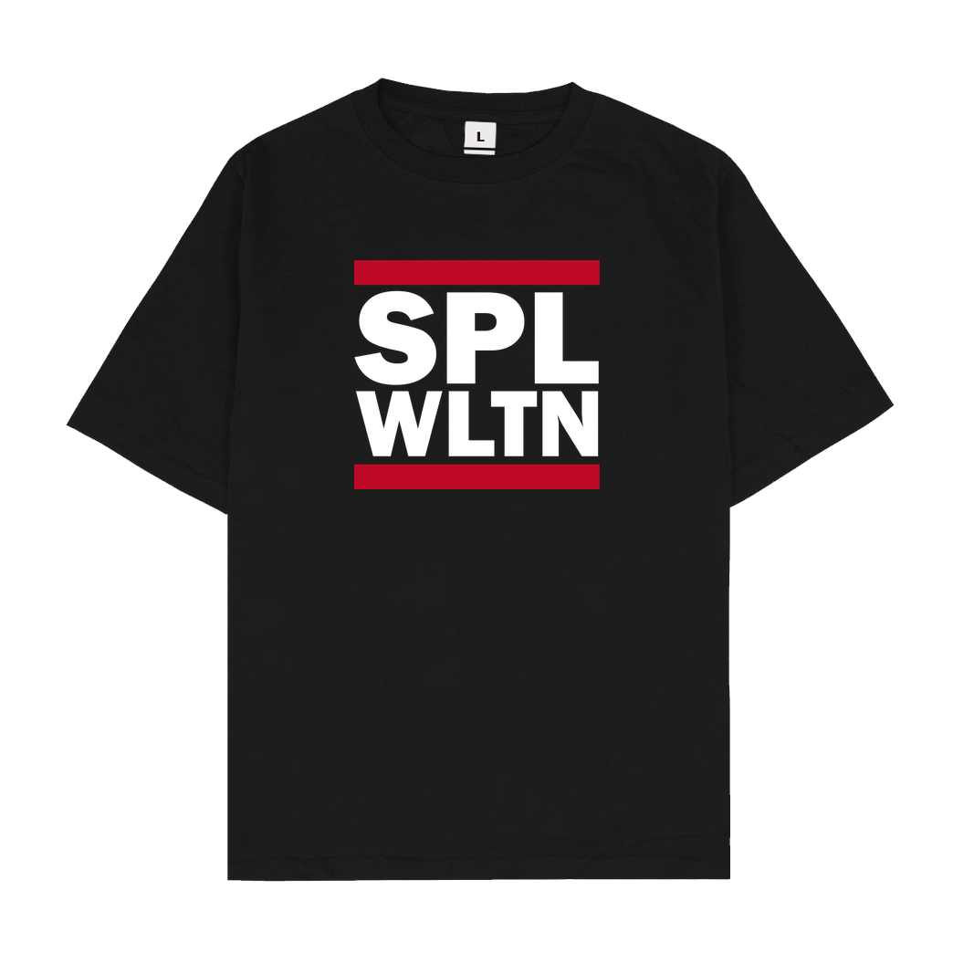 Spielewelten Spielewelten - SPLWLTN T-Shirt Oversize T-Shirt - Schwarz