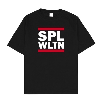 Spielewelten Spielewelten - SPLWLTN T-Shirt Oversize T-Shirt - Schwarz