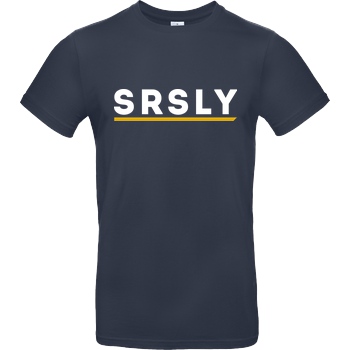 SRSLY SRSLY - Logo T-Shirt B&C EXACT 190 - Navy