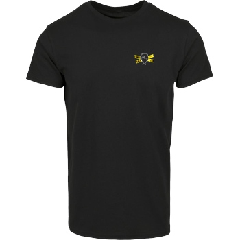 byStegi Stegi - Don't Cross T-Shirt Hausmarke T-Shirt  - Schwarz