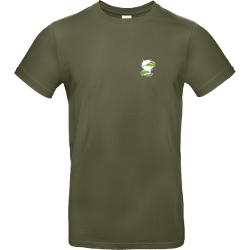 byStegi Stegi - Green Mind T-Shirt B&C EXACT 190 - Khaki