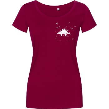 byStegi Stegi - Origami Shirt T-Shirt Damenshirt berry