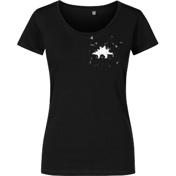 byStegi Stegi - Origami Shirt T-Shirt Damenshirt schwarz