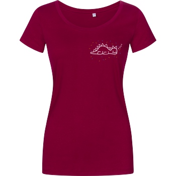 byStegi Stegi - Sleeping Shirt T-Shirt Damenshirt berry