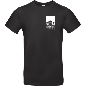 Steven Shame Steven Shame - Pocket T-Shirt B&C EXACT 190 - Schwarz