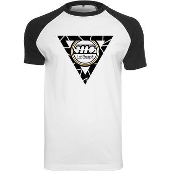 SumoOlli74 SumoOlli - Triangle T-Shirt Raglan-Shirt weiß