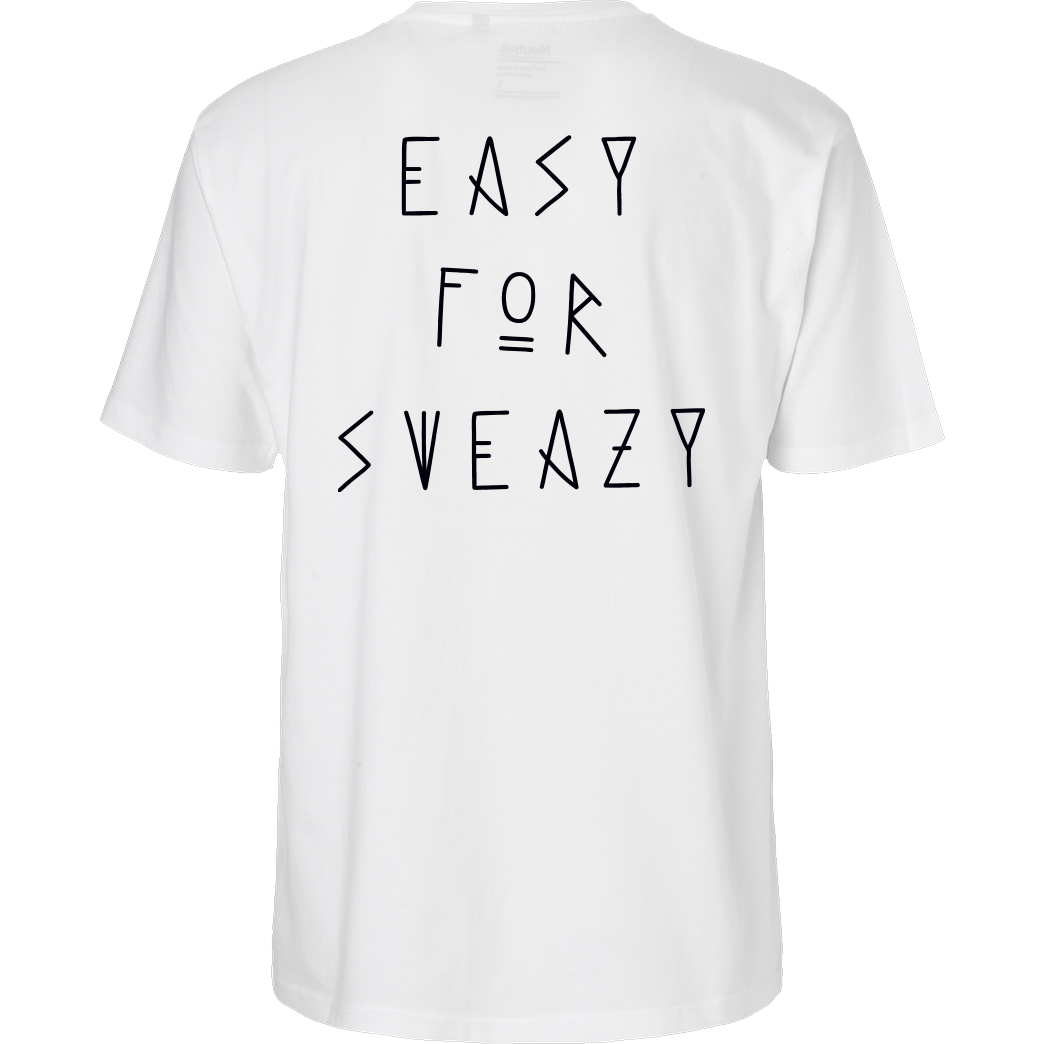 SweazY Sweazy - Easy 4 T-Shirt Fairtrade T-Shirt - weiß
