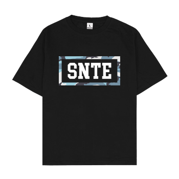 Synte - Camo Logo Oversize T-Shirt - Schwarz