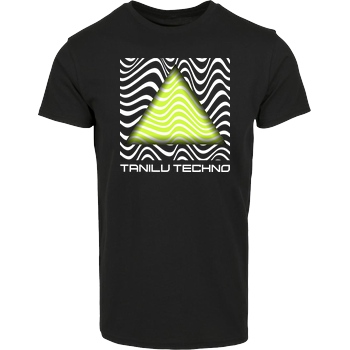 Tanilu TaniLu - Acid Pyramide T-Shirt Hausmarke T-Shirt  - Schwarz