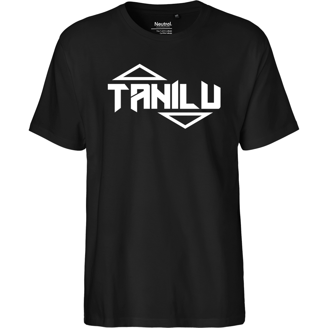 Tanilu TaniLu Logo T-Shirt Fairtrade T-Shirt - schwarz