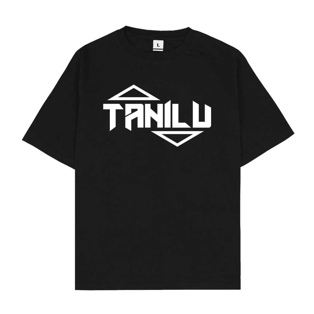 Tanilu TaniLu Logo T-Shirt Oversize T-Shirt - Schwarz