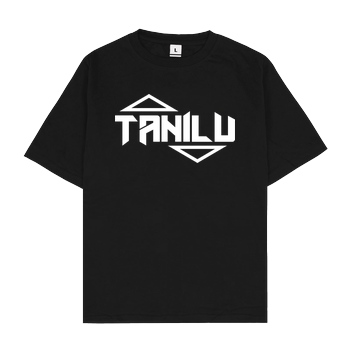Tanilu TaniLu Logo T-Shirt Oversize T-Shirt - Schwarz