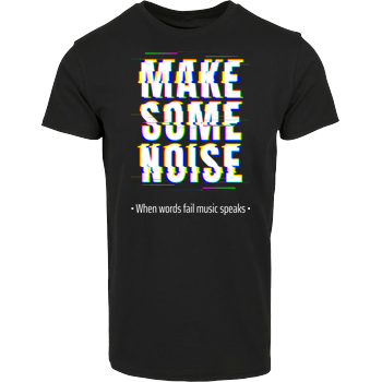 TaniLu - Make some noise Hausmarke T-Shirt  - Schwarz